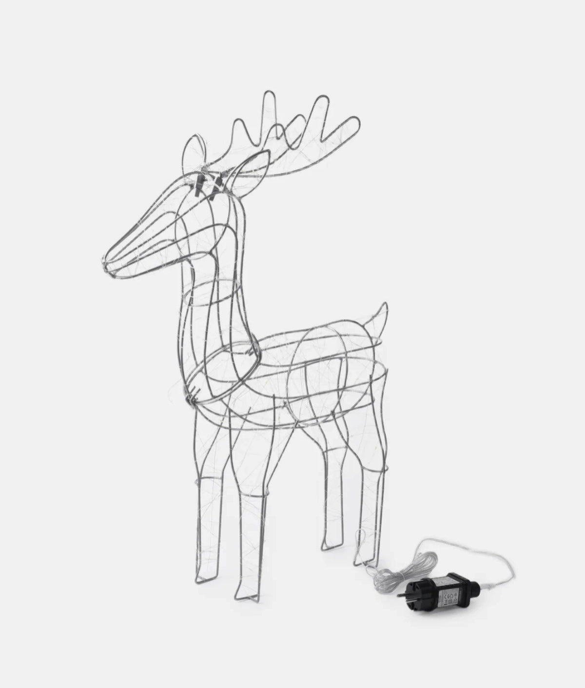 REINDEER LED WARM CHRISTMAS OUTDOOR LARGE GLOWING DECORATION Packaging status original