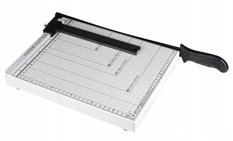 REINFORCED Metal Guillotine Knife Cutter for PAPER A4 32,5x25,5 cm