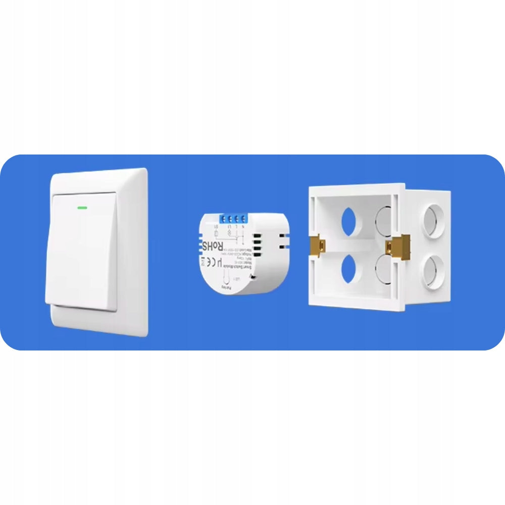 RELAY RECESSED LIGHT SWITCH WIFI TUYA WIRELESS SMART x1 Brand Spreest