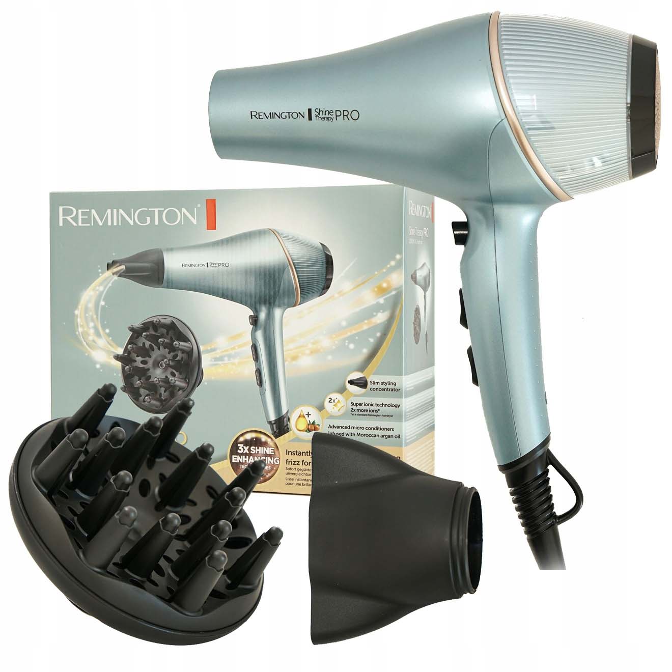 REMINGTON AC9300 HAIR DRYER 2200W 120km/h IONIZATION