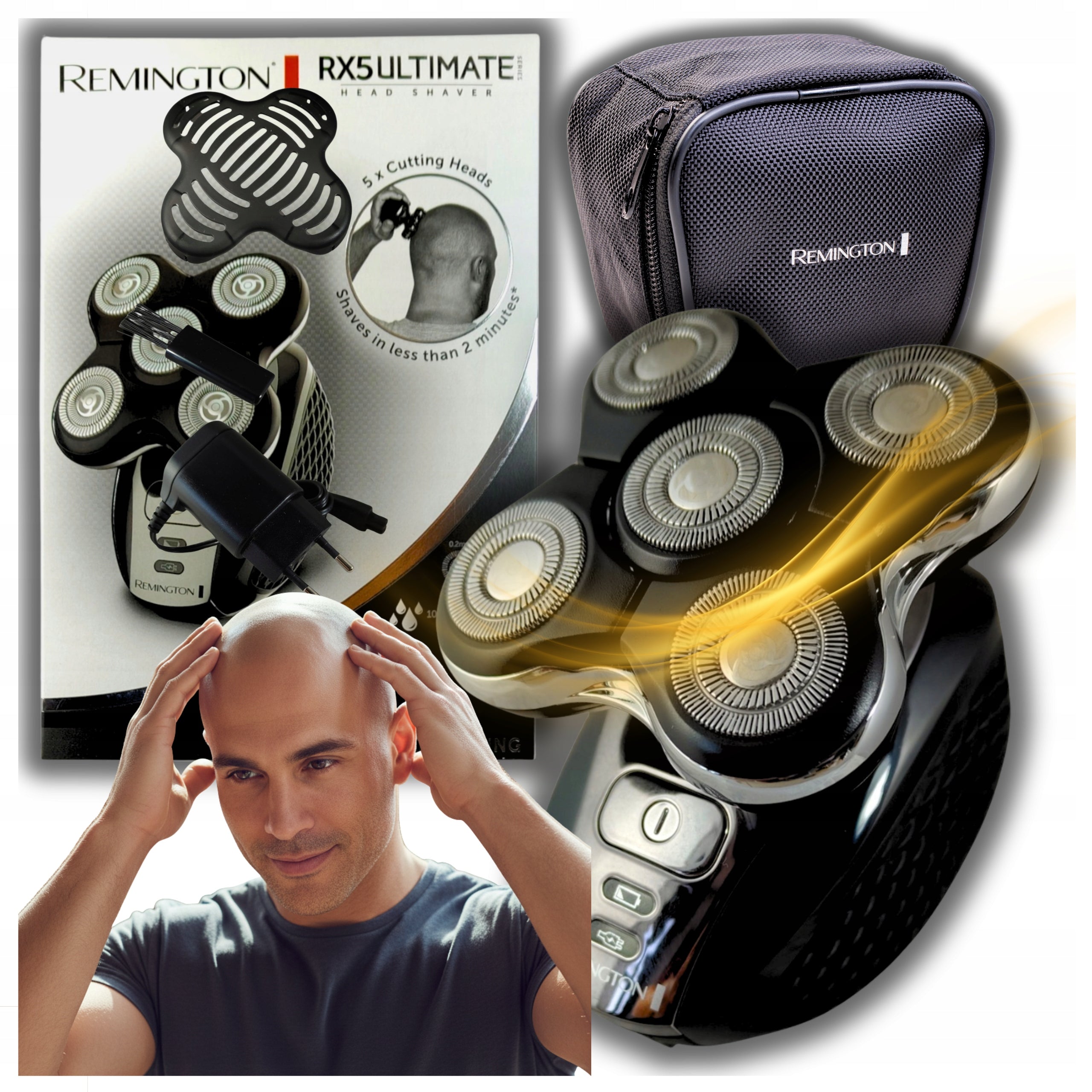 REMINGTON DRY BALD HEAD SHAVER PROFESSIONAL!