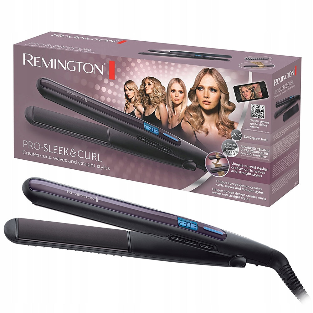 REMINGTON S6505 PRO-SLEEK & CURLI STRAIGHTENER