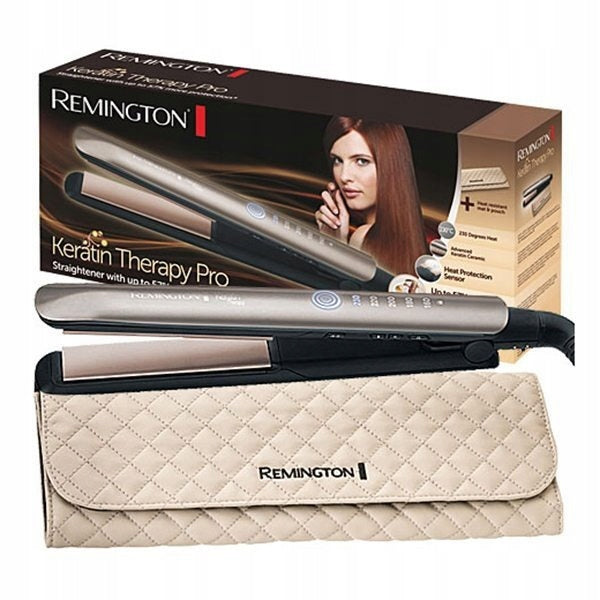REMINGTON S8590 STRAIGHTENER Keratin Pro Sensor 230c + Case