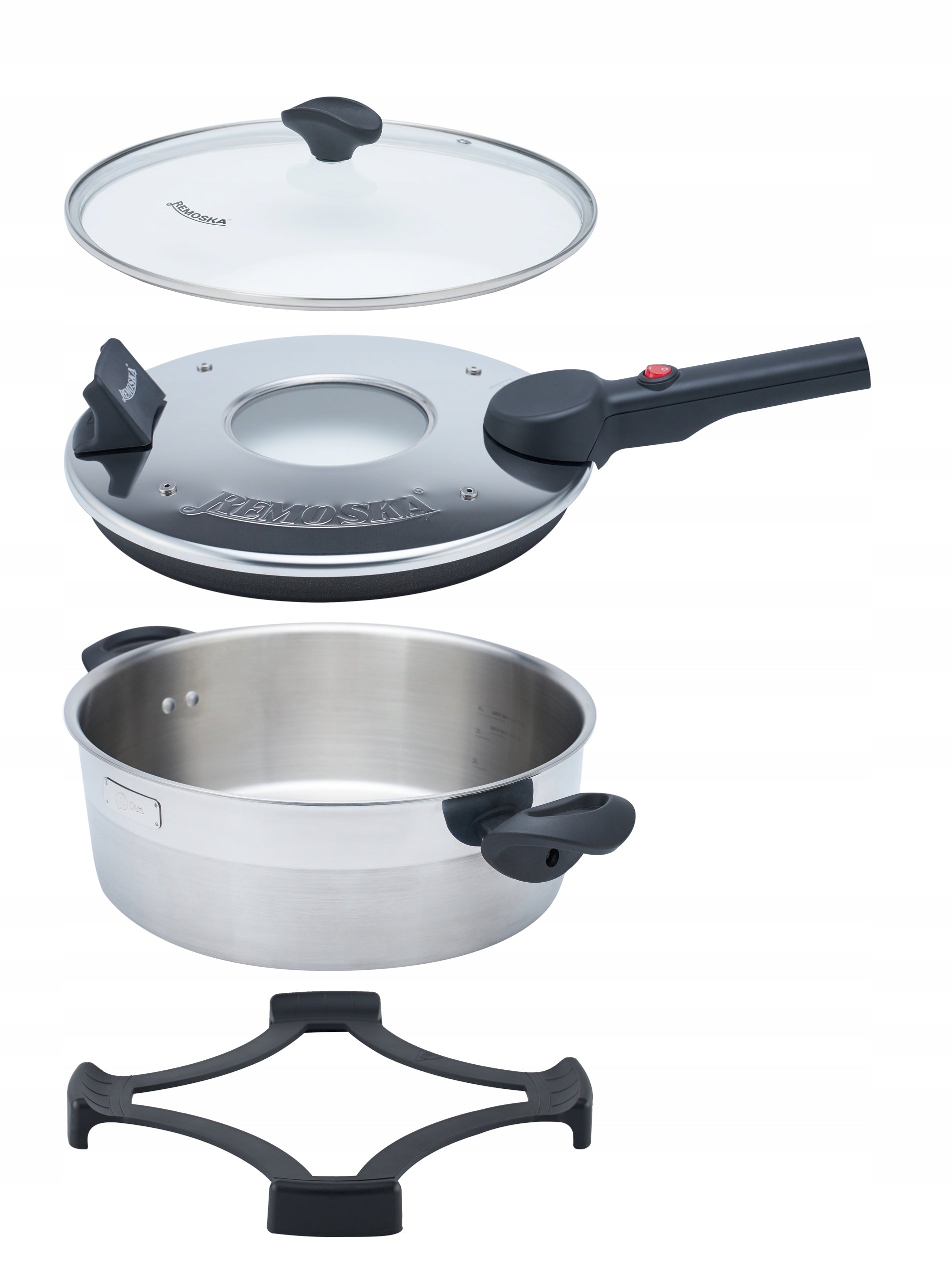 REMOSKA Dua Glass D52F/10 Electric Prodiż 580W for Baking 4 l / Pot
