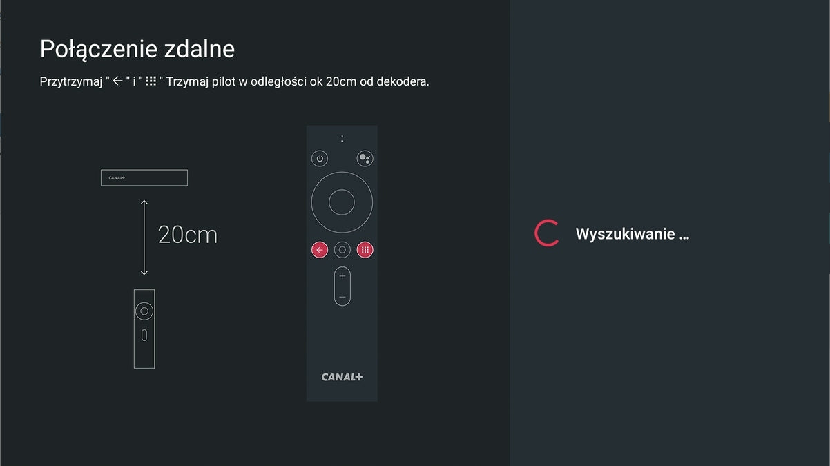 REMOTE CONTROL CANAL+ BOX 4K ORIGINAL NETFLIX BUTTON HY4001 HY4001CD Packaging status original