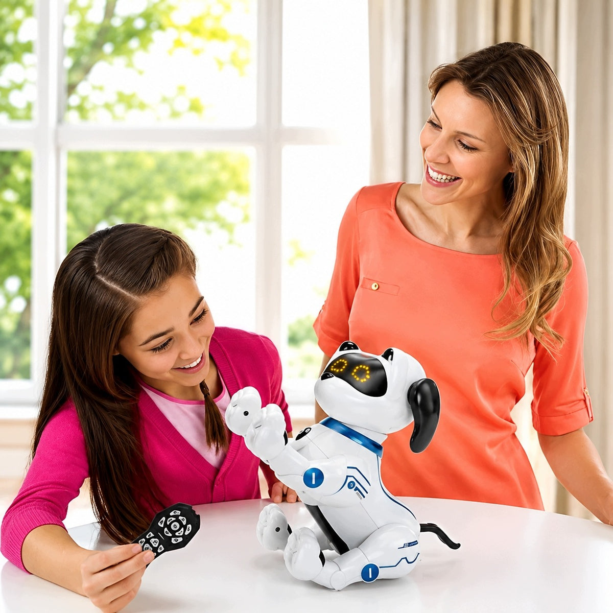 REMOTE CONTROLLED DOG ROBOT GESTURE DETECTION WITH BRIGHT LED LIGHT Brand Fest