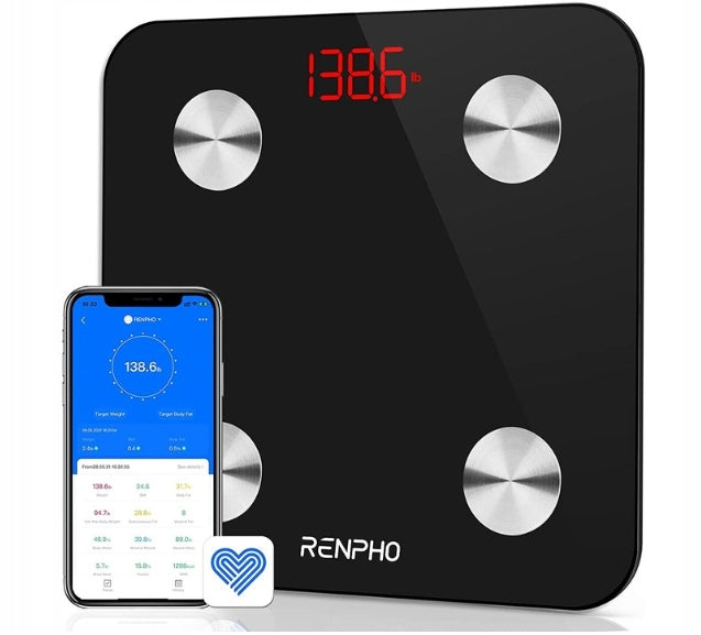 RENPHO ES-26BB-B – smart bathroom scale with body composition analysis Brand Renpho