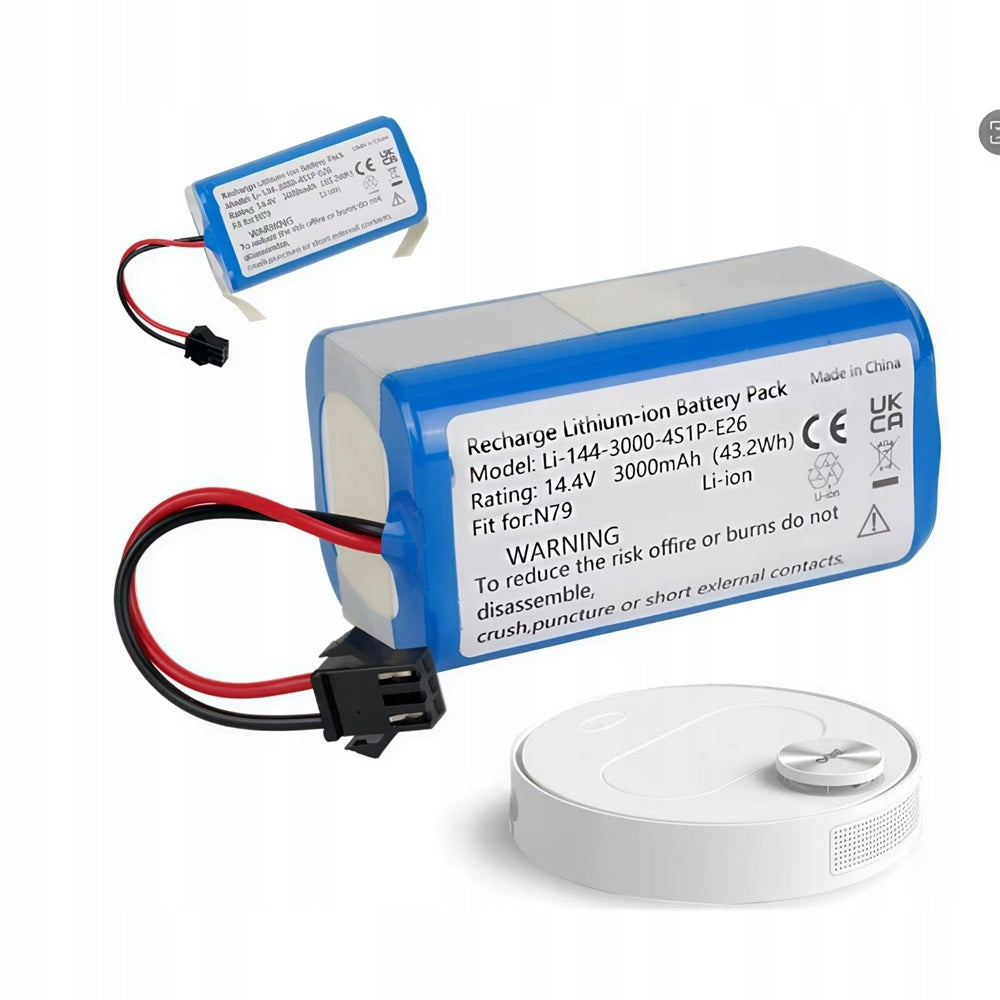 REPLACEMENT BATTERY FOR EUFY ROBOVAC 11 14,4 V 3000 MAH DURABLE BATTERY Packaging status original