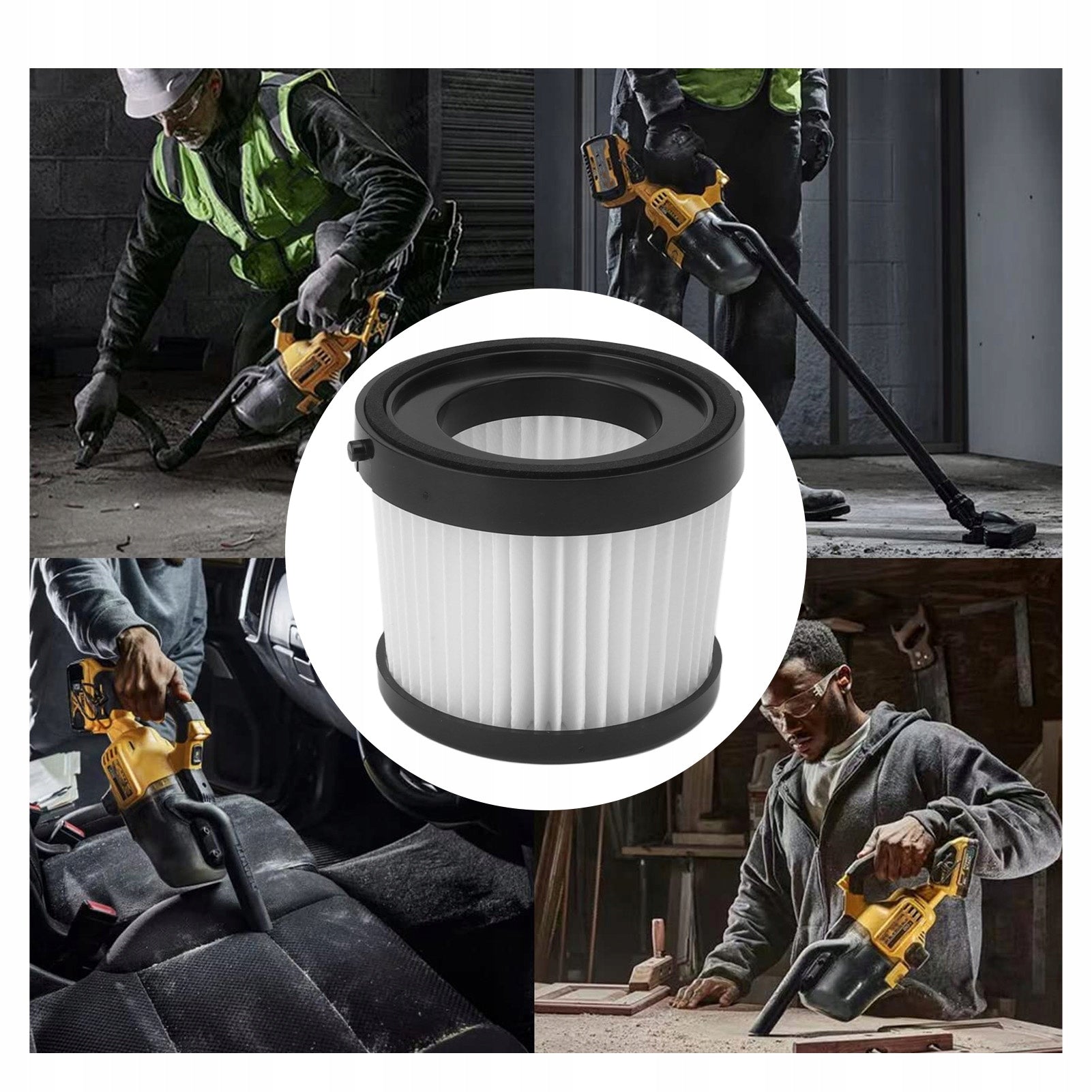 REPLACEMENT FILTER SET FOR DEWALT DCV501LN VACUUM CLEANER Manufacturer code 3113230143611