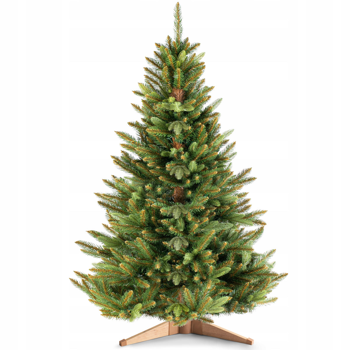 RESTILO Artificial Christmas tree 150 cm natural look PE, PVC Premium spruce