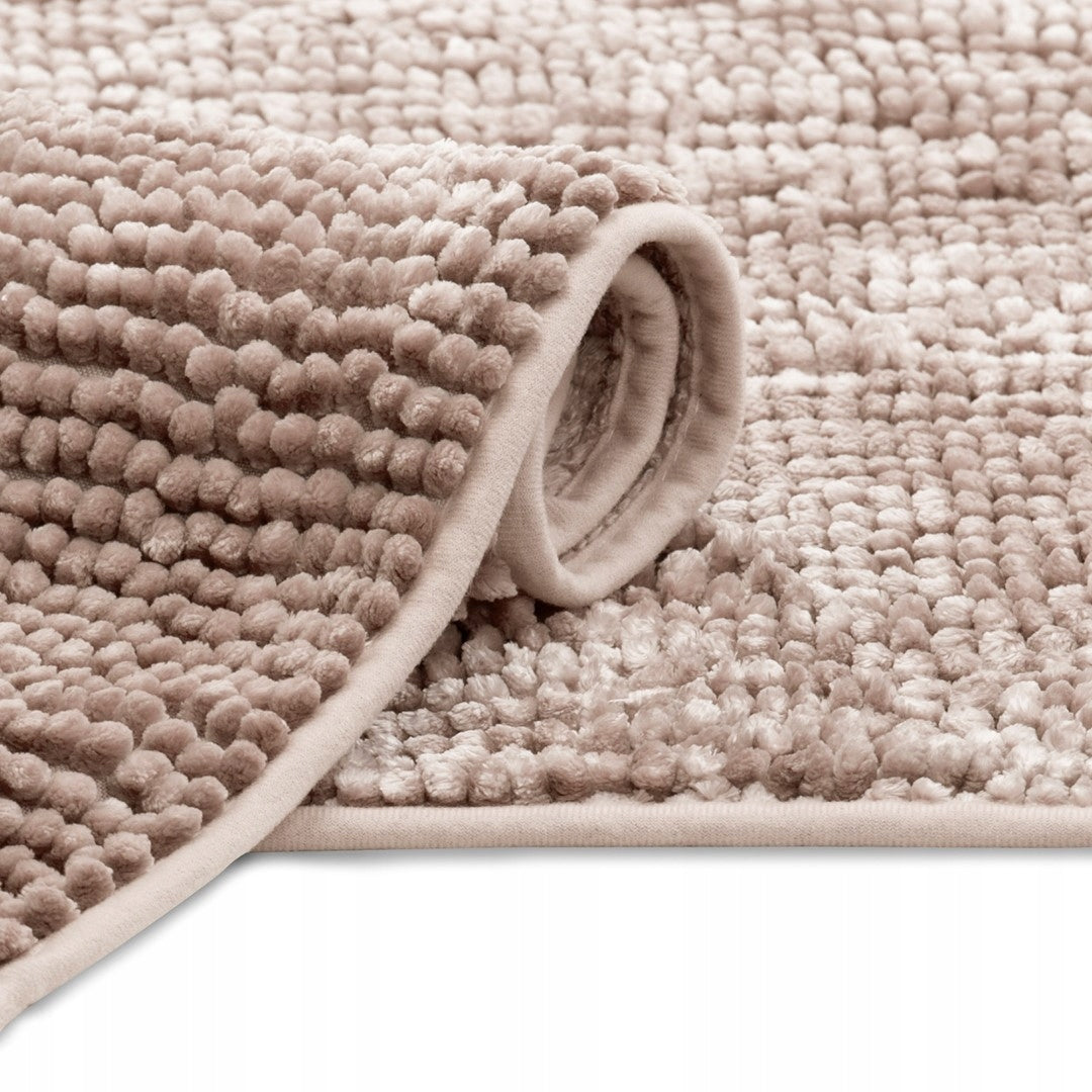 RESTILO Bathroom Rug Non-Slip Chenille Shaggy 50X70 Cappuccino Packaging status original