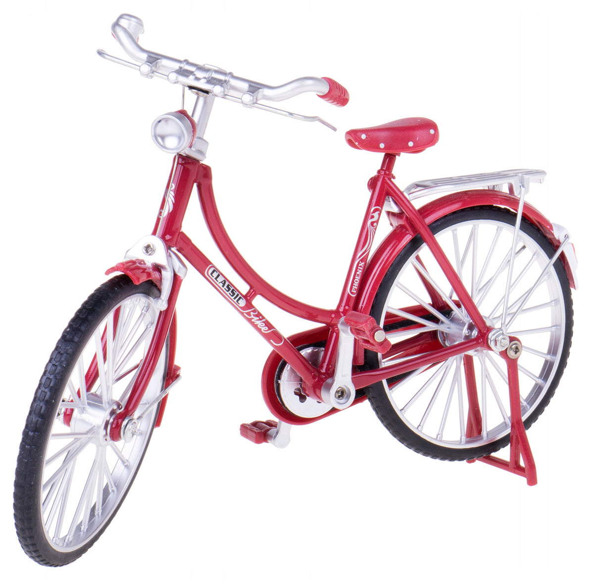 RETRO BIKE PHOENIX MODEL METAL WELLY 1:10 BURGUNDY