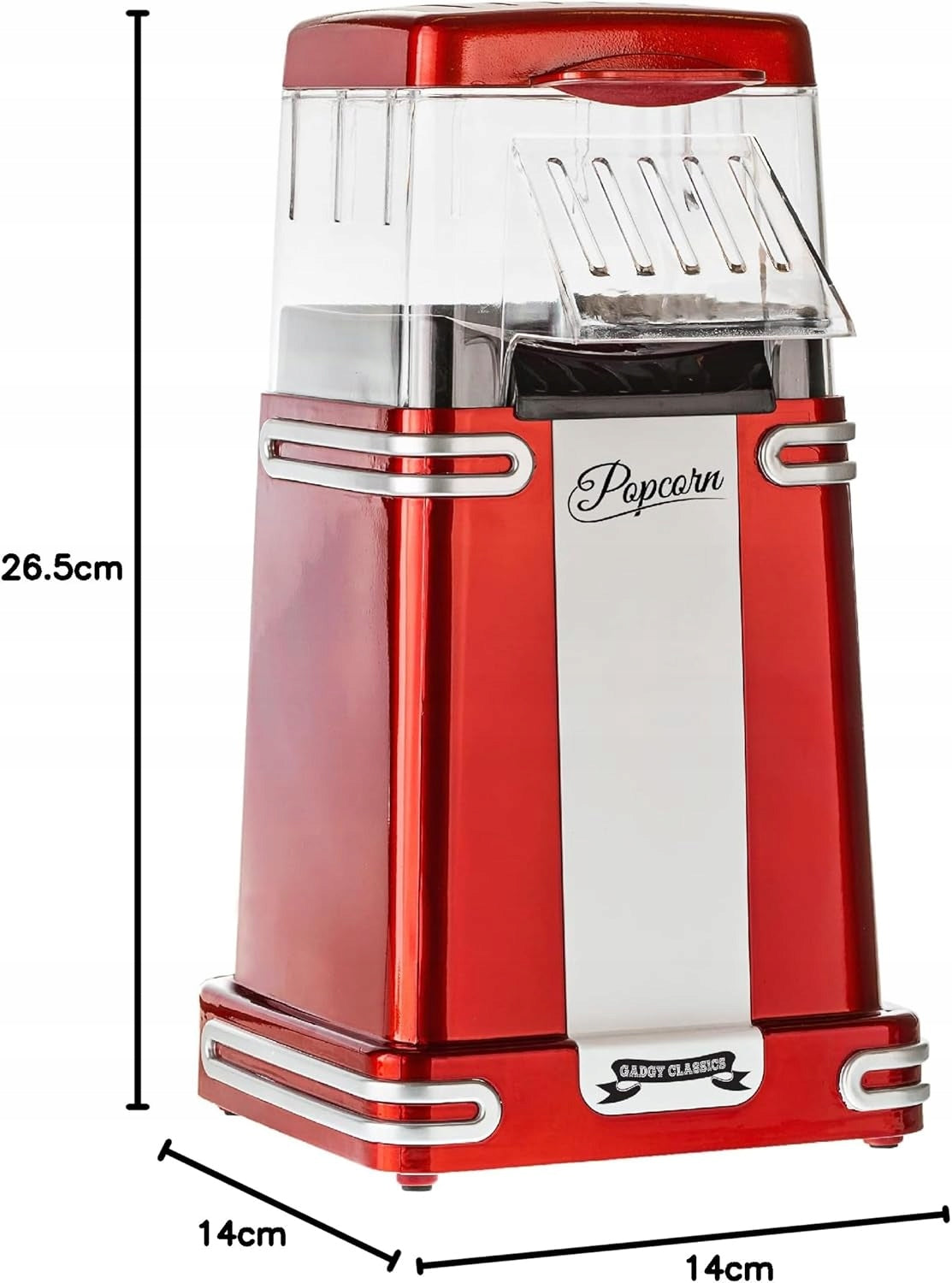 RETRO POPCORN MACHINE 1200W FAT FREE HOT AIR Manufacturer code 5906431841401