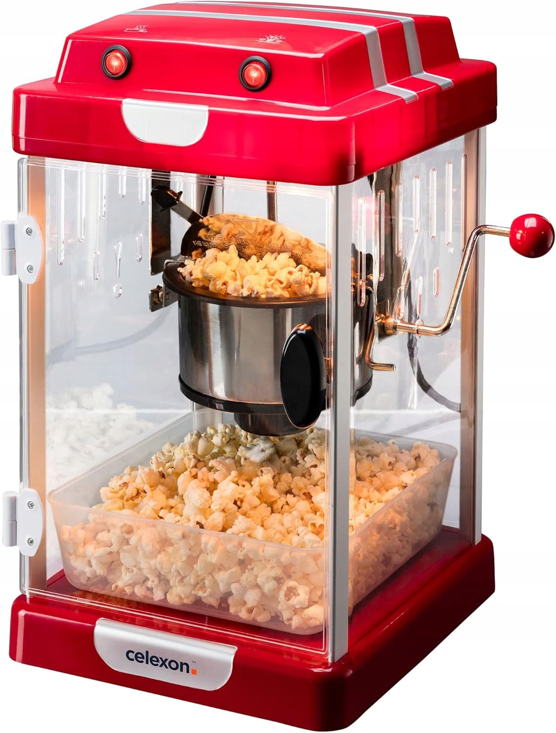 RETRO POPCORN MACHINE STAINLESS STEEL STIRRER ANTI-STICK COATING