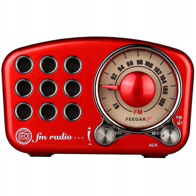 RETRO RADIO MINI FM FEEGAR BLUETOOTH MICRO SD GIFT