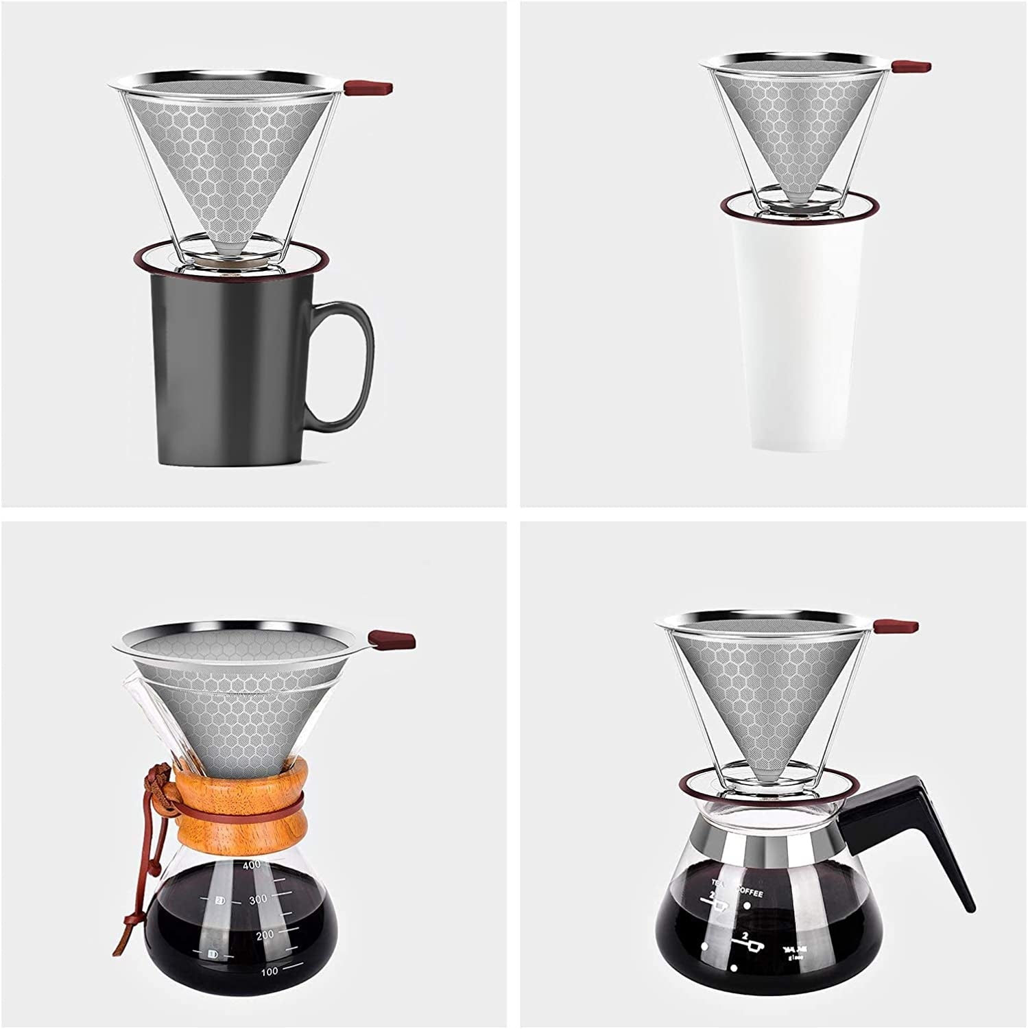 REUSABLE DRIPPER DRIP COFFEE BREWER FILTER Packaging status original