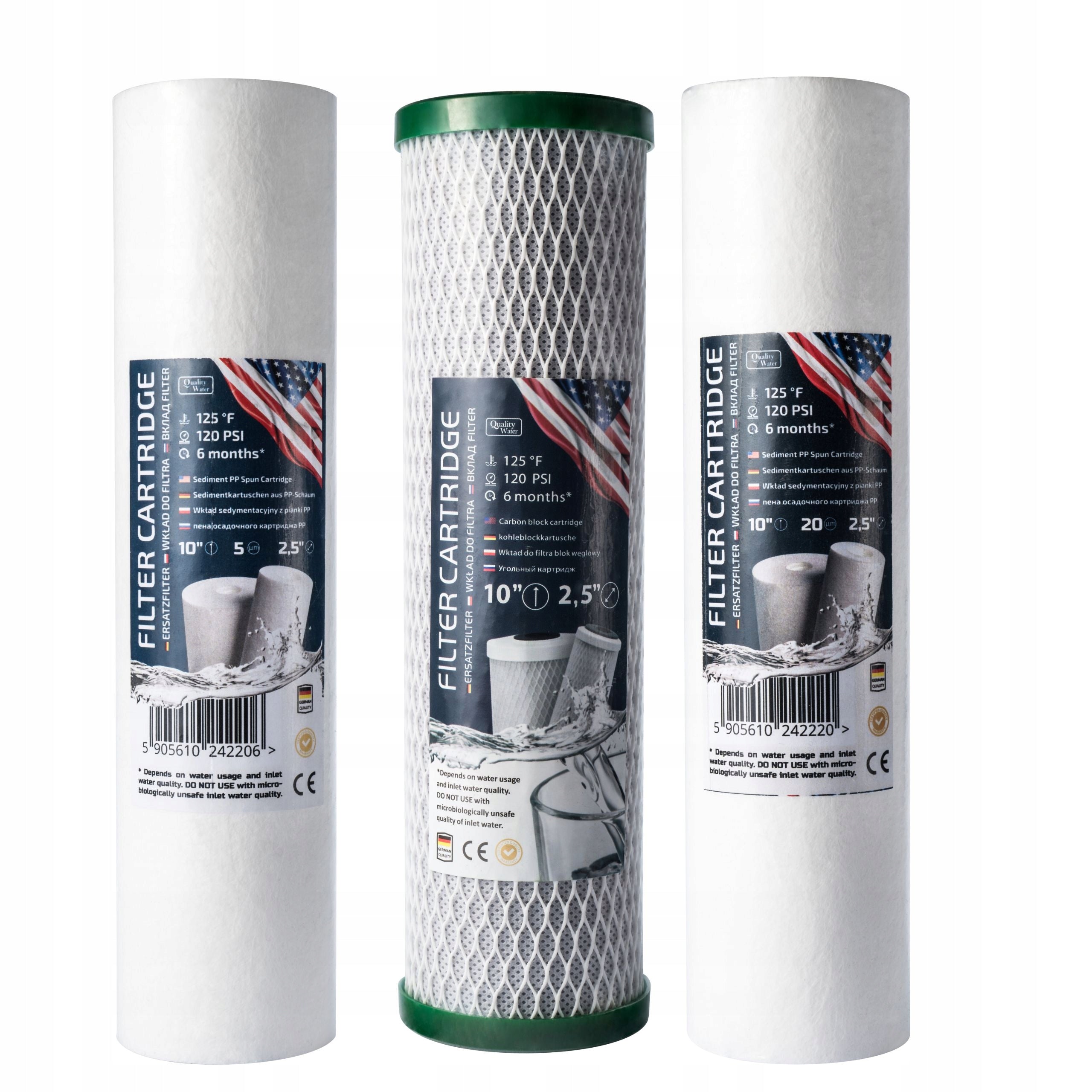 REVERSE OSMOSIS WATER filter RO5 GREEN FILTER Packaging status original