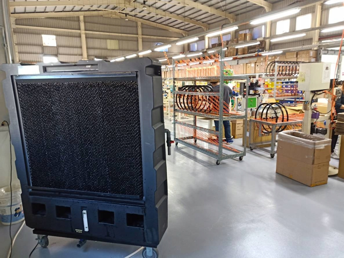 REX25000 ECOCOOLER EVAPORATIVE COOLER UP TO 250 M² 170 LITRES Control manual