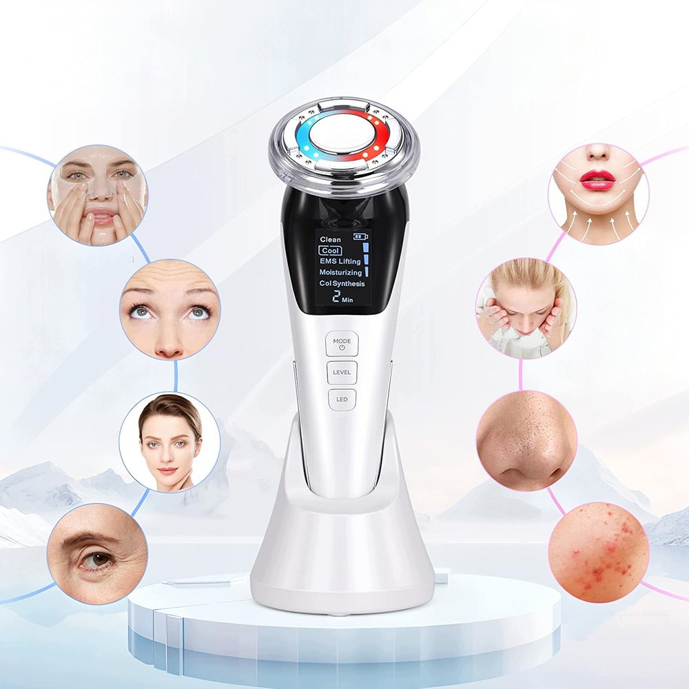 RF EMS Face Massager Ultrasound Photon Cryotherapy Mesotherapy 7in1 10W Brand no brand