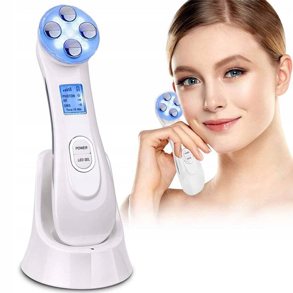 RF EMS Multifunction Face Massager for Anti-Wrinkle Lifting