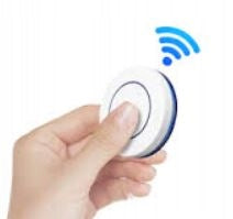 RF RADIO BUTTON WIRELESS SWITCH remote control 433MHz blue x2pcs Manufacturer code RF433