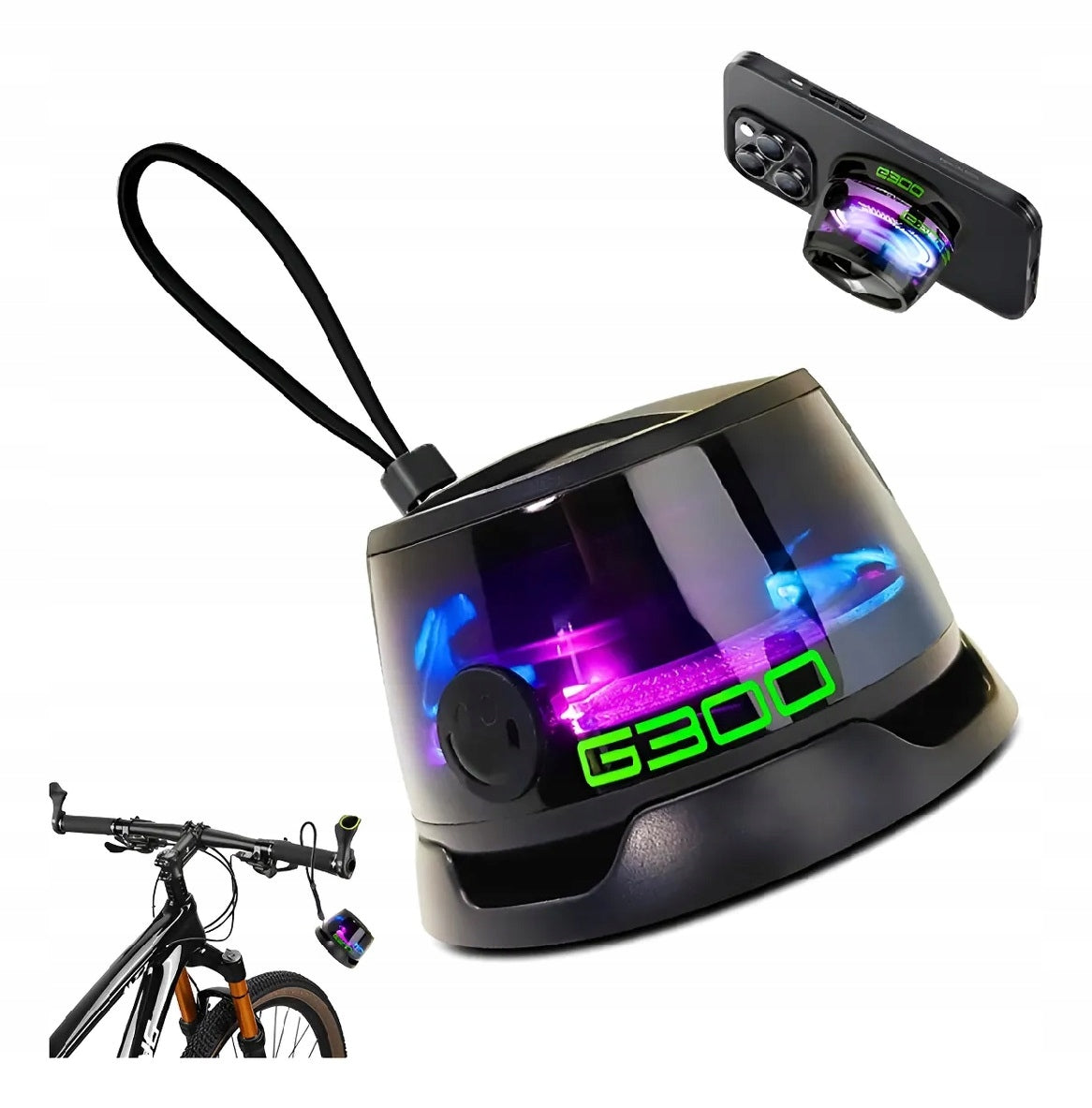 RGB Bluetooth Speaker G300 | For Refrigerator and Phone Packaging status original