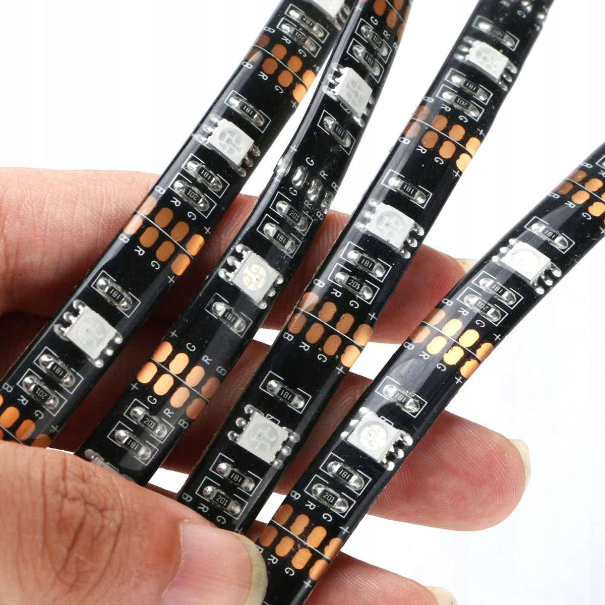RGB LED Strip USB Remote Control Leds for TV Backlight 2M SET 4x 50CM Manufacturer code ZD4D