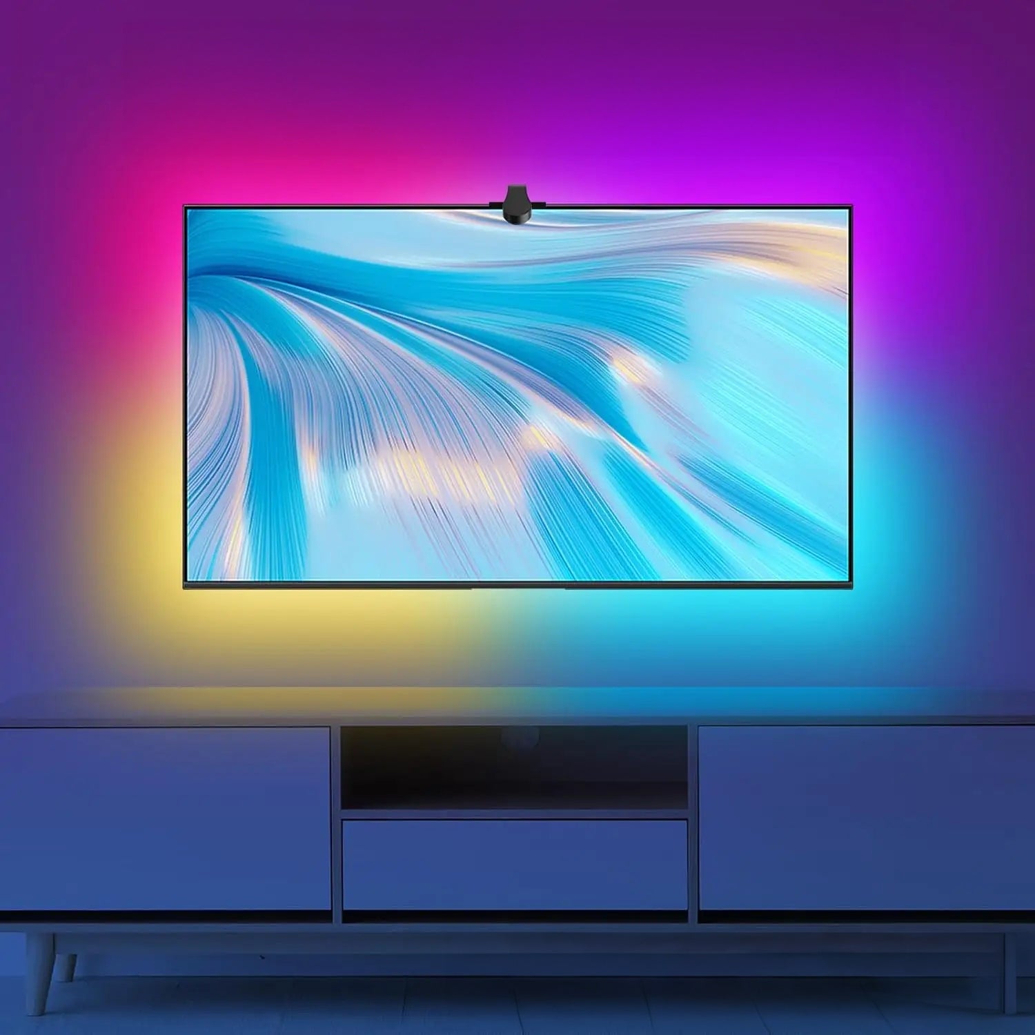 RGB LED TV Strip IC Ambient App Remote Control Live Colors For 45-65" Screen Packaging status original