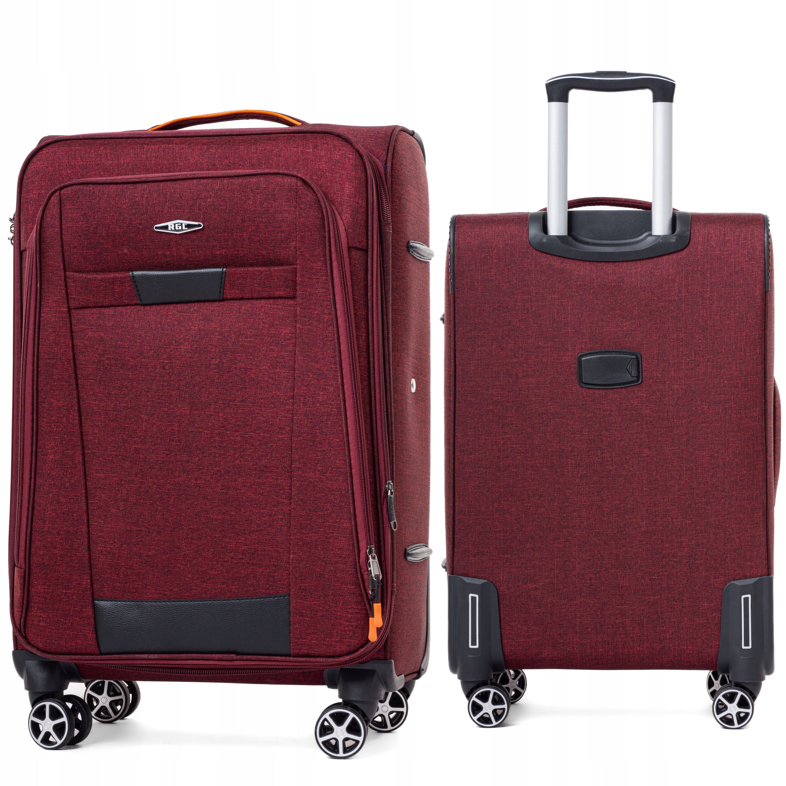 RGL Large travel suitcase roomy material on 4 WHEELS XXL BAG Model S30