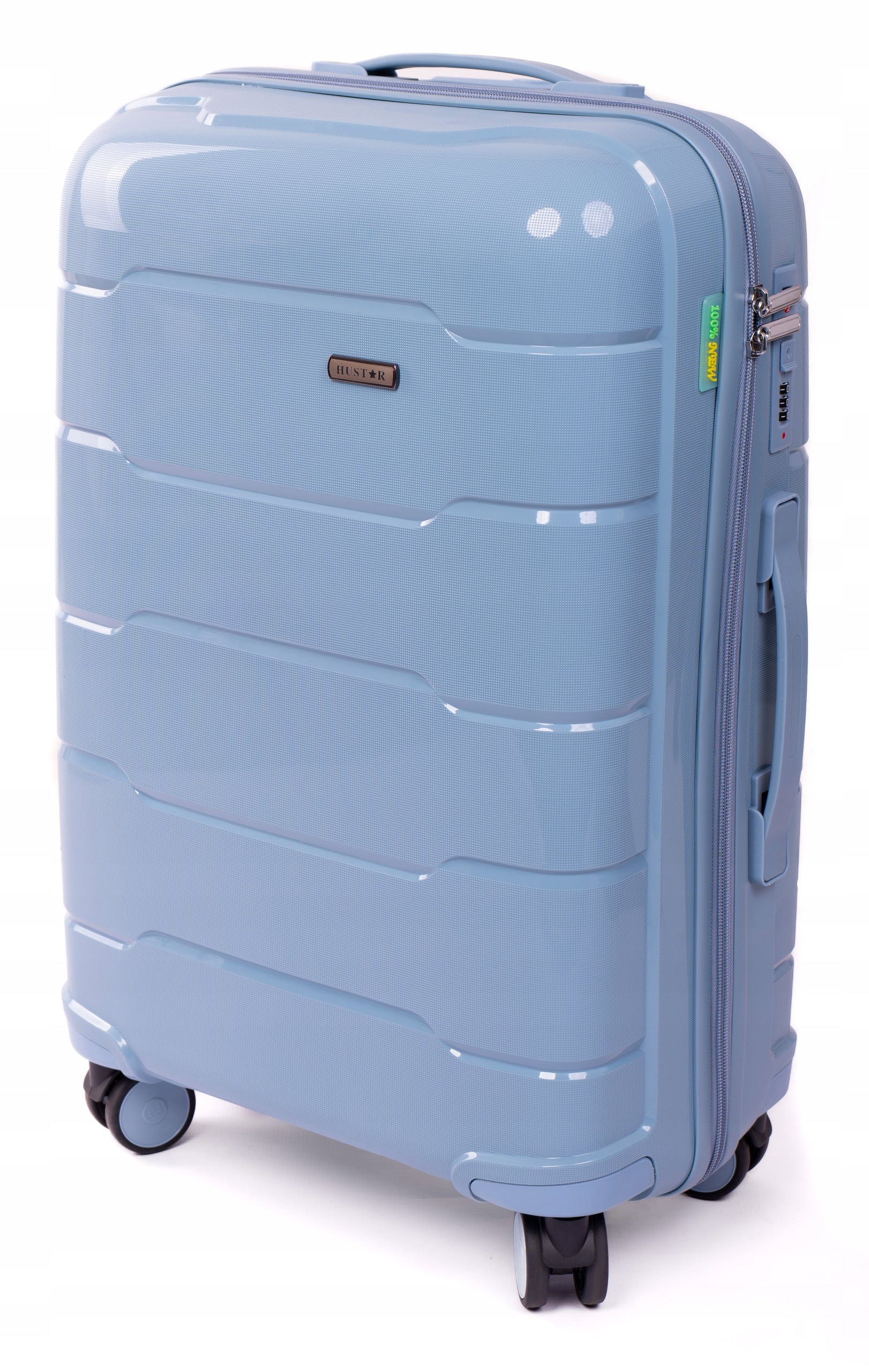 RGL MEDIUM SUITCASE INDESTRUCTIBLE XL POLYPROPYLENE 4 DOUBLE WHEELS LUGGAGE Brand RGL