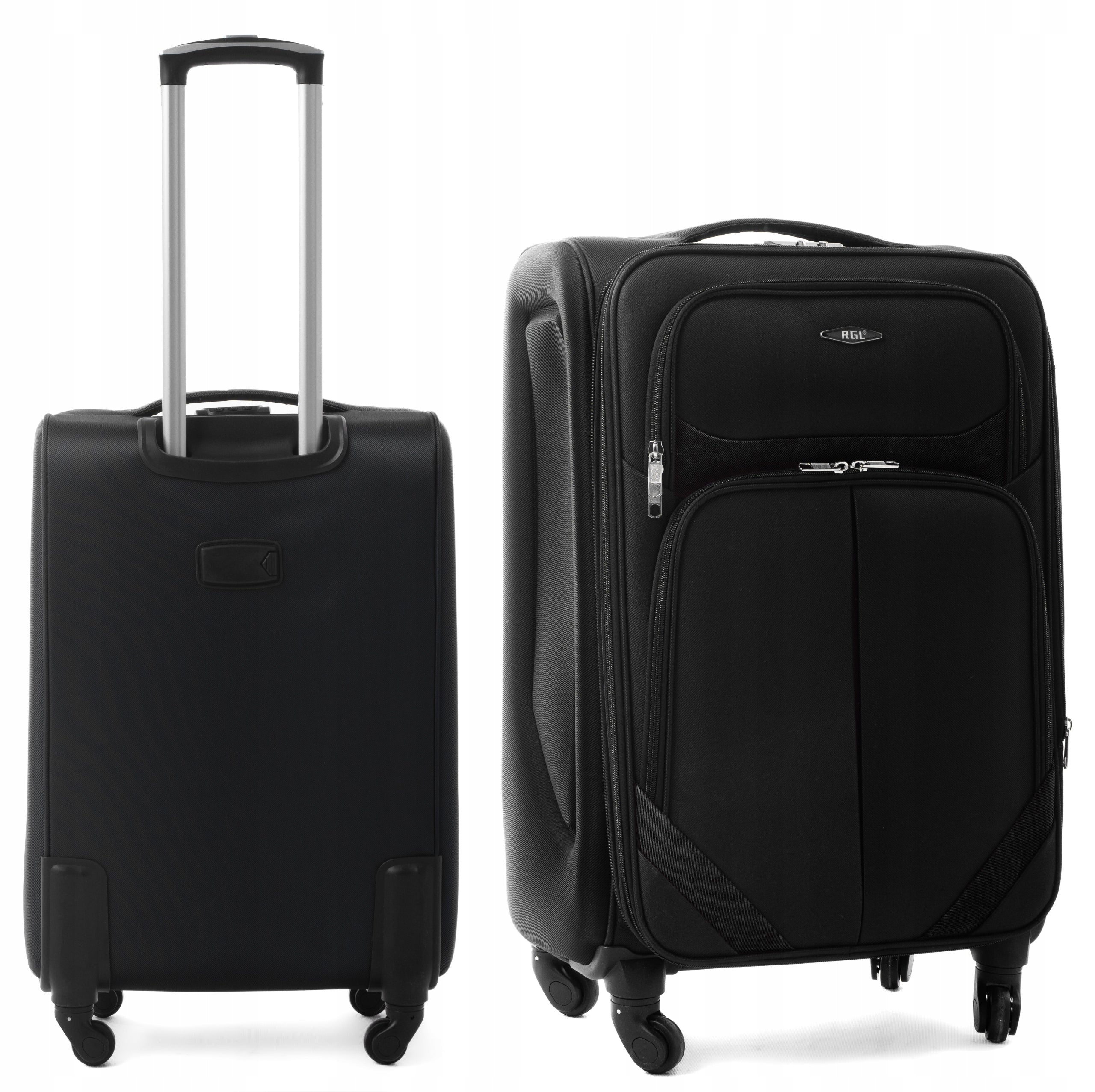 RGL MEDIUM TRAVEL SUITCASE SOFT MATERIAL XL 4 WHEELS LUGGAGE CIPHER Packaging status original