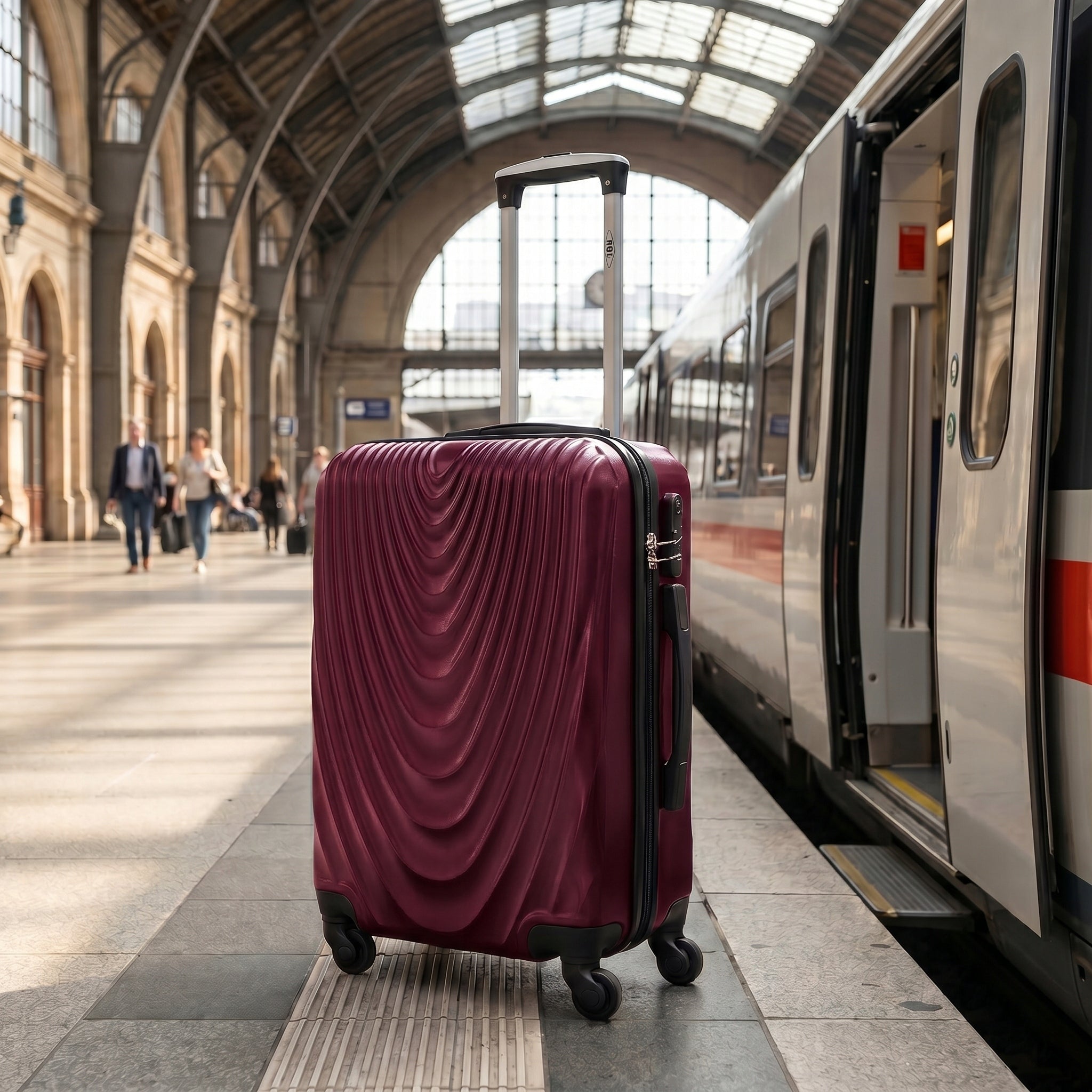 RGL Medium suitcase XL ABS travel BAG LUGGAGE 4 wheels Manufacturer code 663 WALIZKA średnia xl