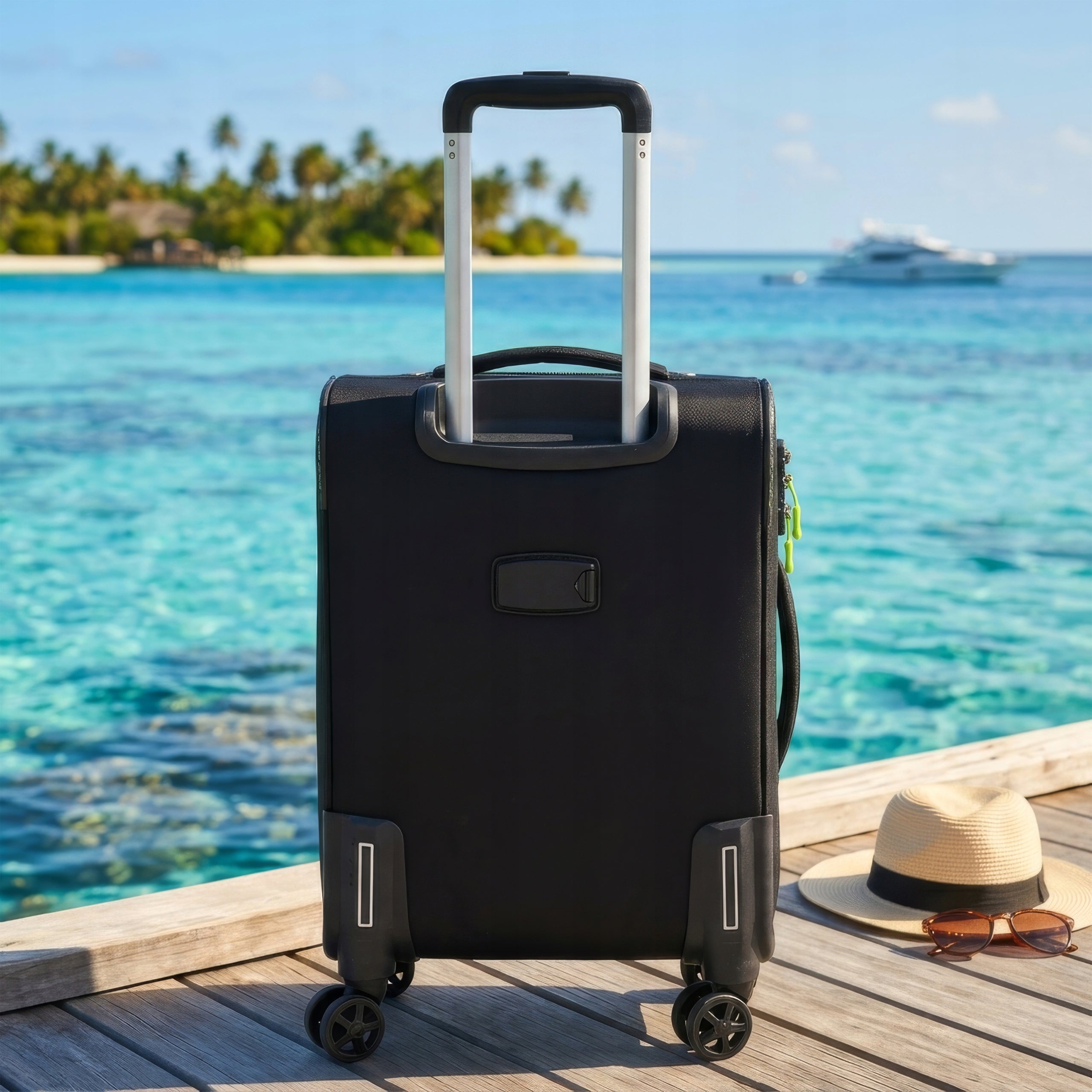 RGL S-040 L SMALL TRAVEL SUITCASE CABIN LUGGAGE BAG 4 WHEELS CIPHER Brand RGL