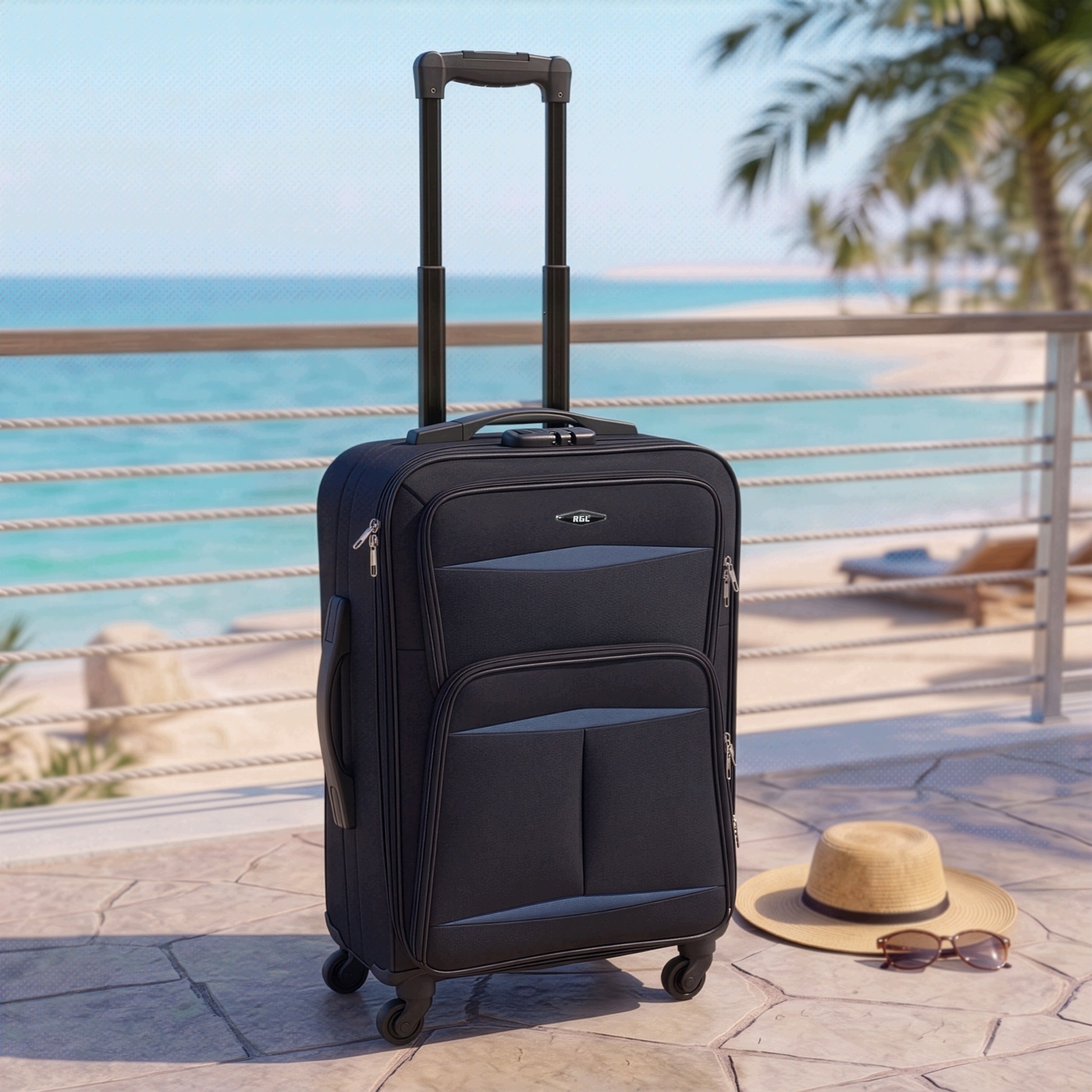 RGL SMALL TRAVEL SUITCASE L MATERIAL CABIN CARRY-ON BAG Manufacturer code 805 L