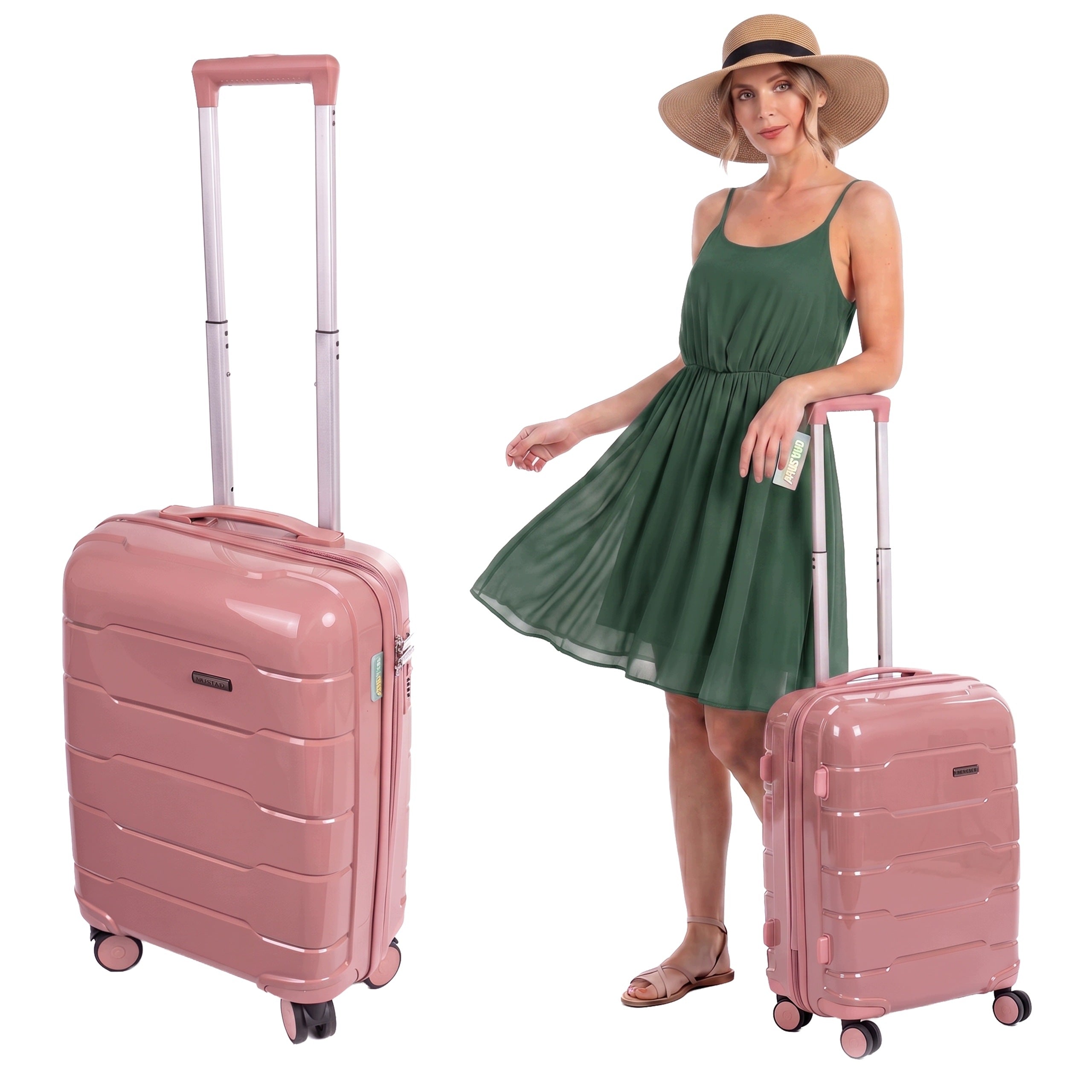 RGL Small cabin suitcase L 4 WHEELS HAND LUGGAGE INDESTRUCTIBLE
