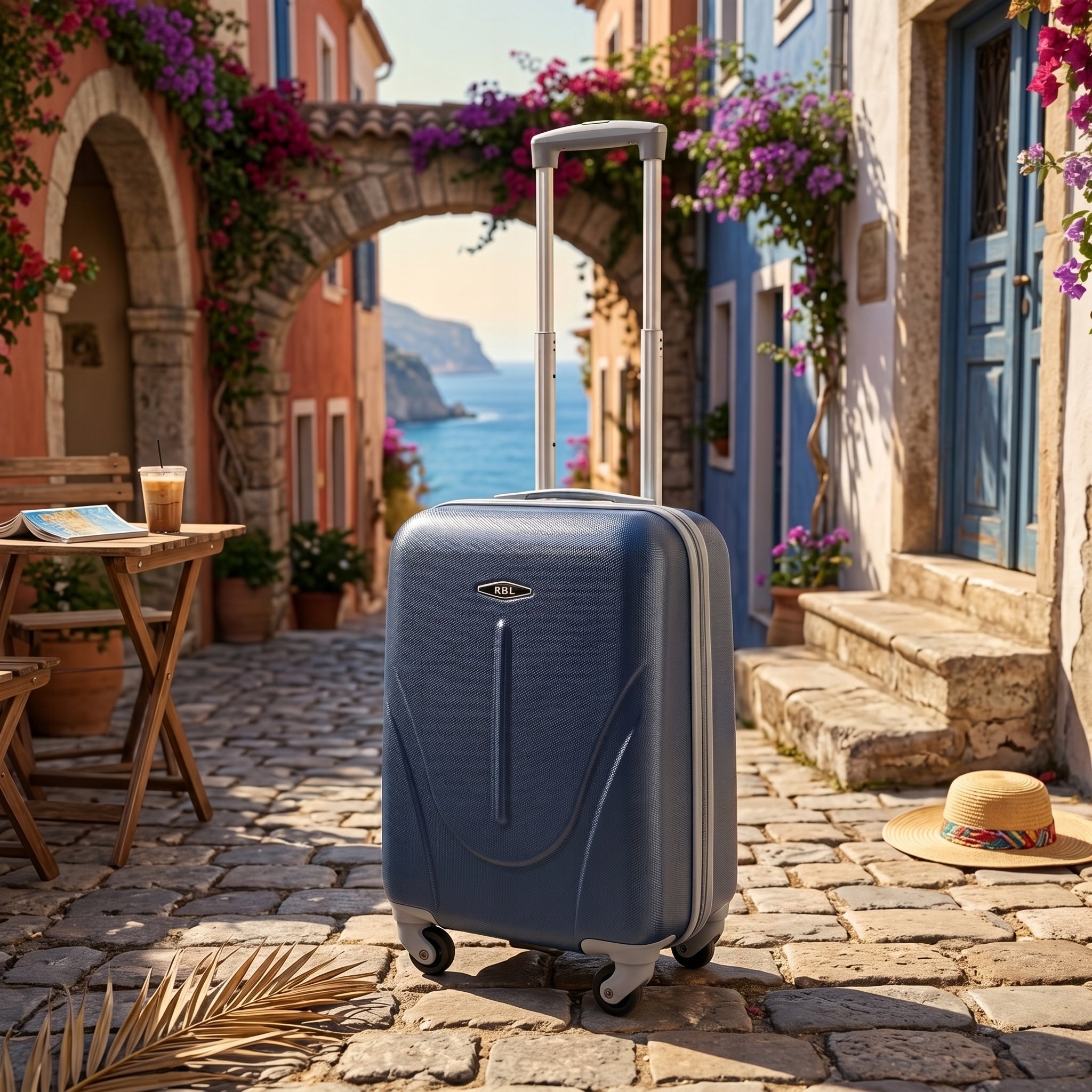 RGL Small cabin suitcase carry-on luggage bag for Ryanair Wizzair 40x30x20 Manufacturer code 883 s
