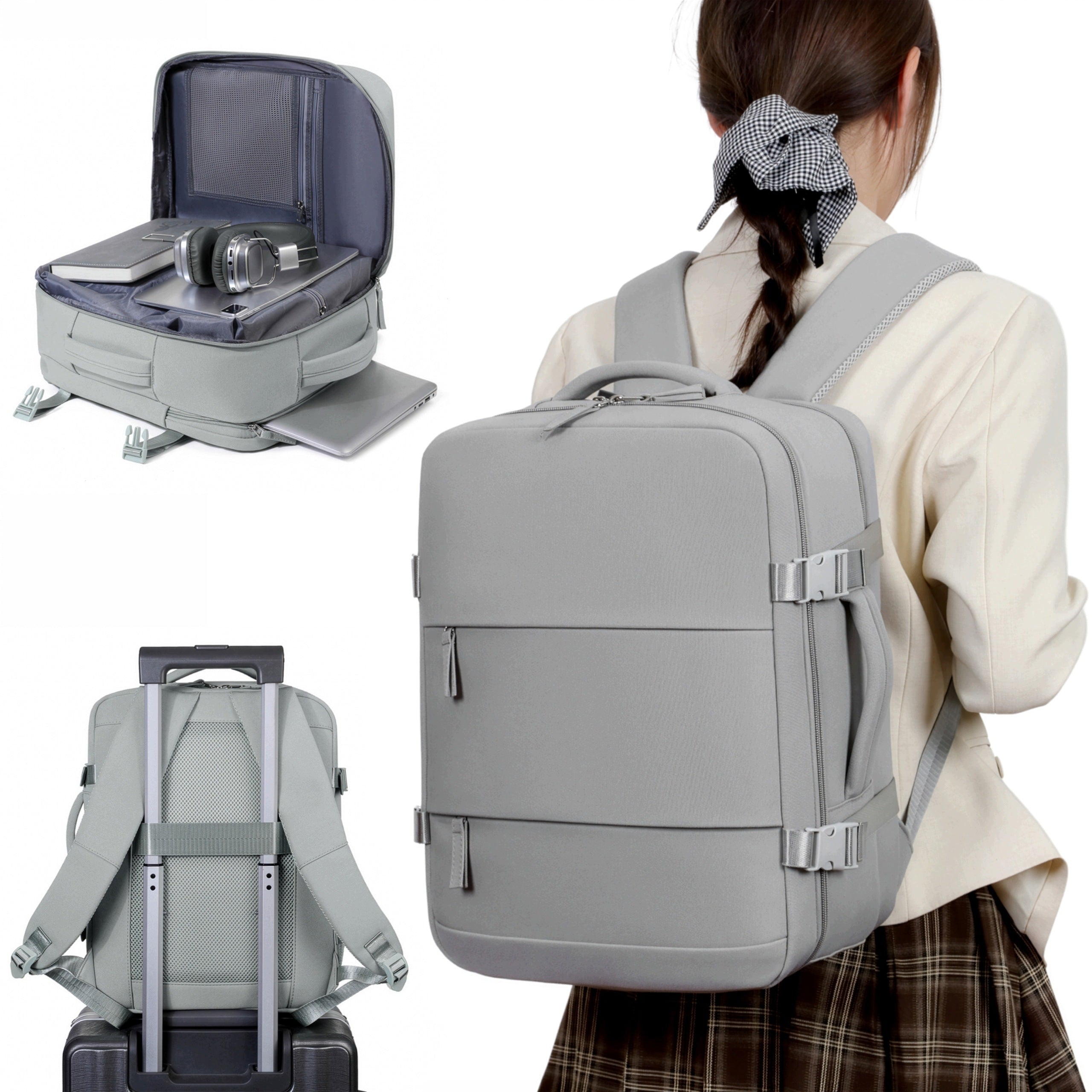 RGL Travel backpack for airplane WIZZAIR RYANAIR 40x30x20 hand luggage