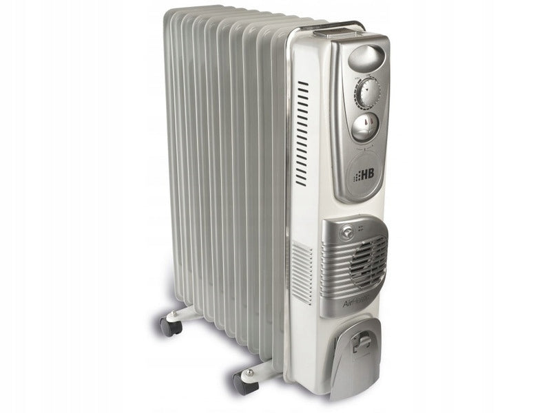RIBBED OIL RADIATOR HB OFR2901T 2900W GRAY
