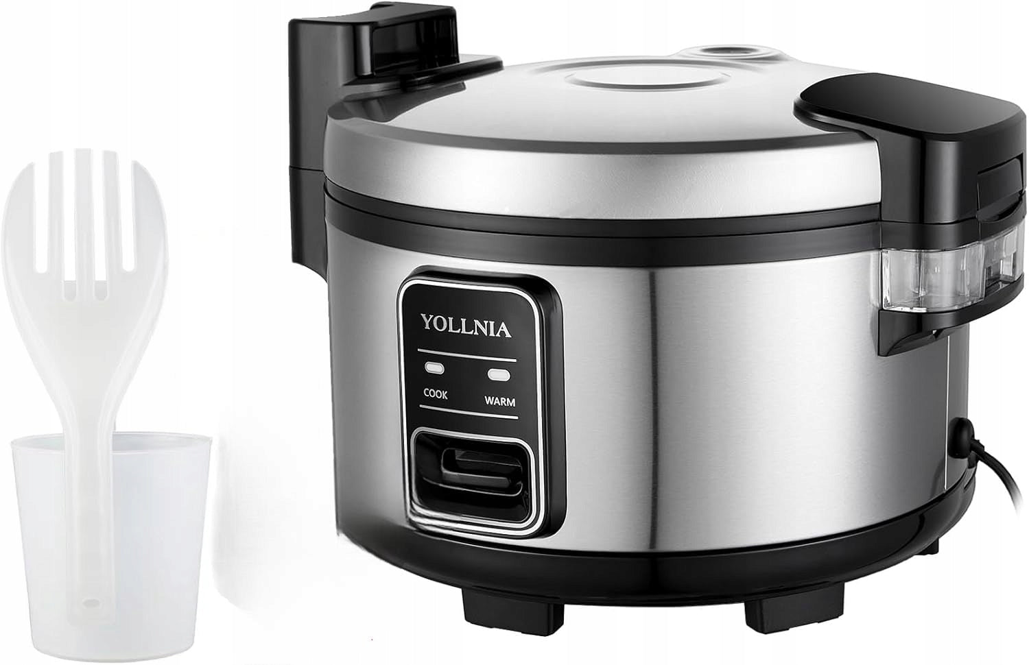 RICE COOKER MULTICOOKER PRESSURE COOKER COMMERCIAL 1300W 4L SILVER YOLLNIA YADS2