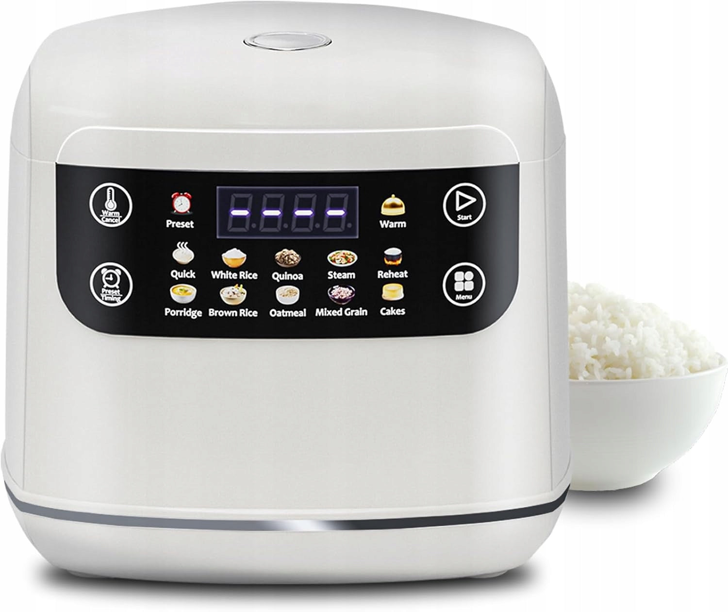 RICE COOKER STEAMER 10 PROGRAMS 2L