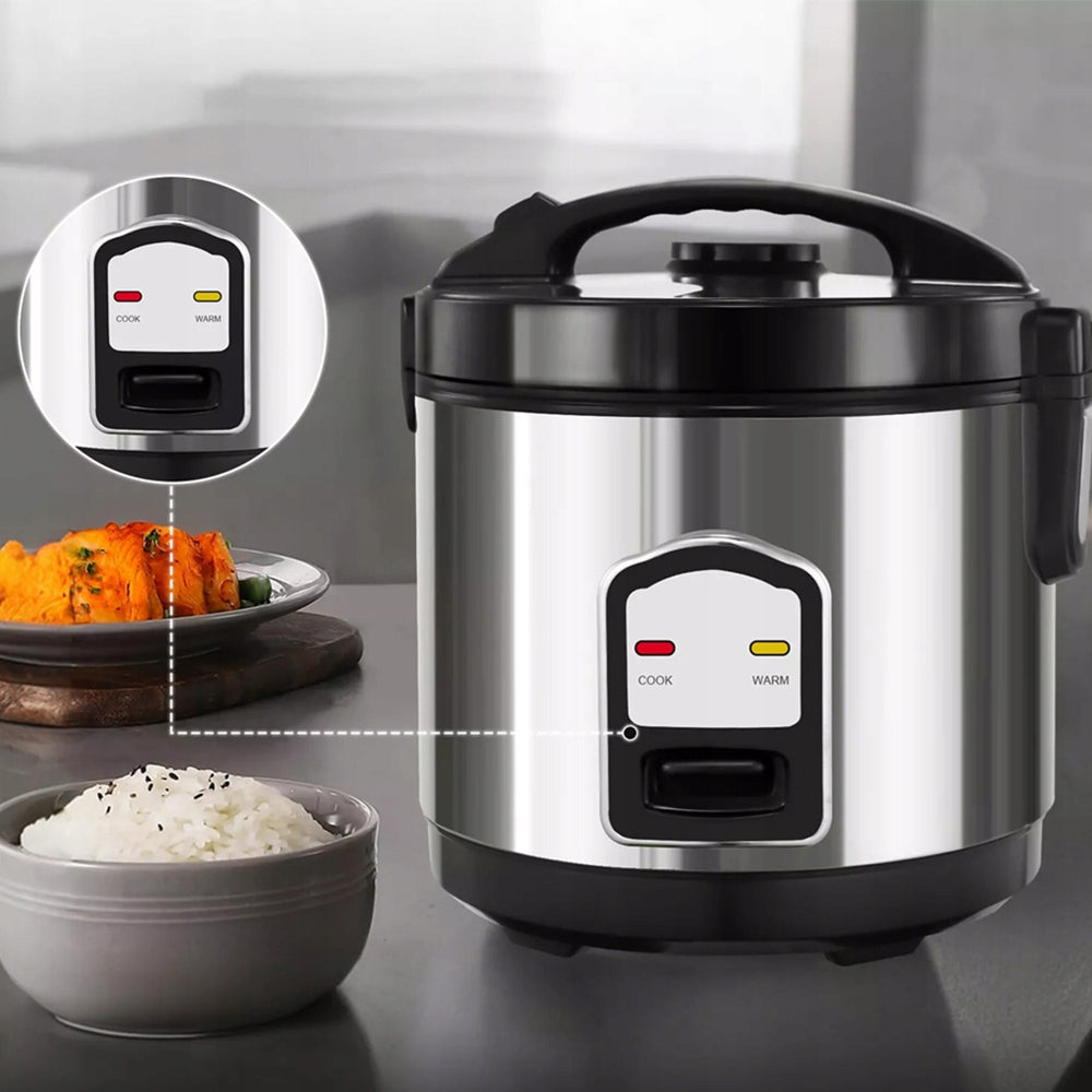RICE POT WITH AUTOMATIC HEAT SUPPORT 400W 2L Dominant color black