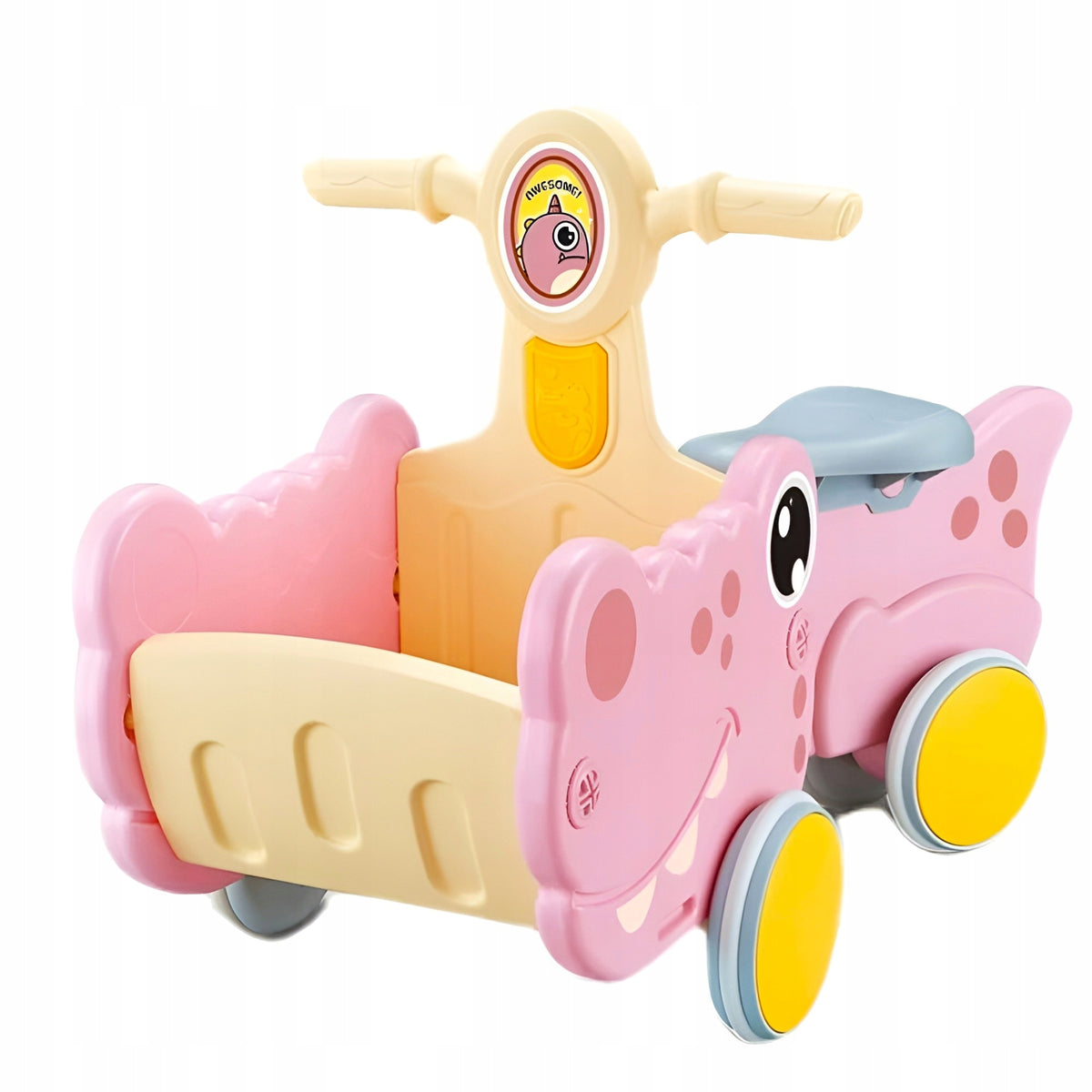 RIDE-ON CAR STABLE BALANCING EDUCATIONAL LEARNING CROCODILE BIKE 18m+ Packaging status original