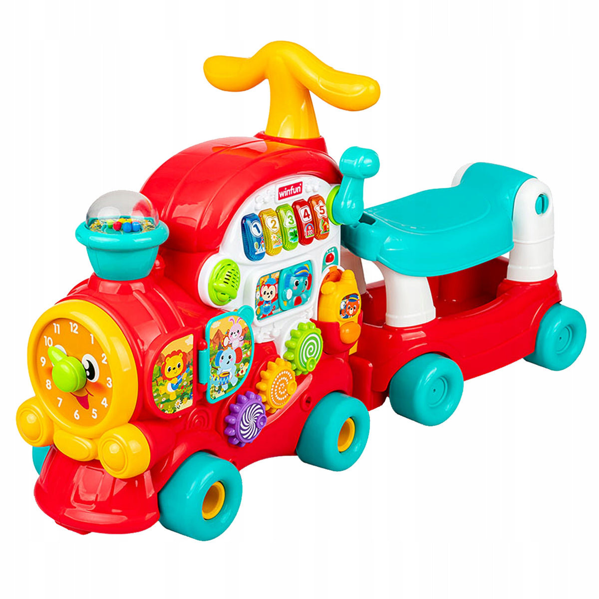 RIDE-ON PUSHER CLOTHES 4in1 light sound, DUMEL DISCOVERY 30410