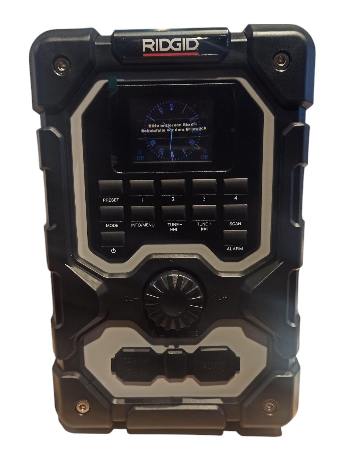 RIDGID DB-1005 CONSTRUCTION RADIO BATTERY FM/DAB+ BLUETOOTH CHARGING Manufacturer code DB-1005
