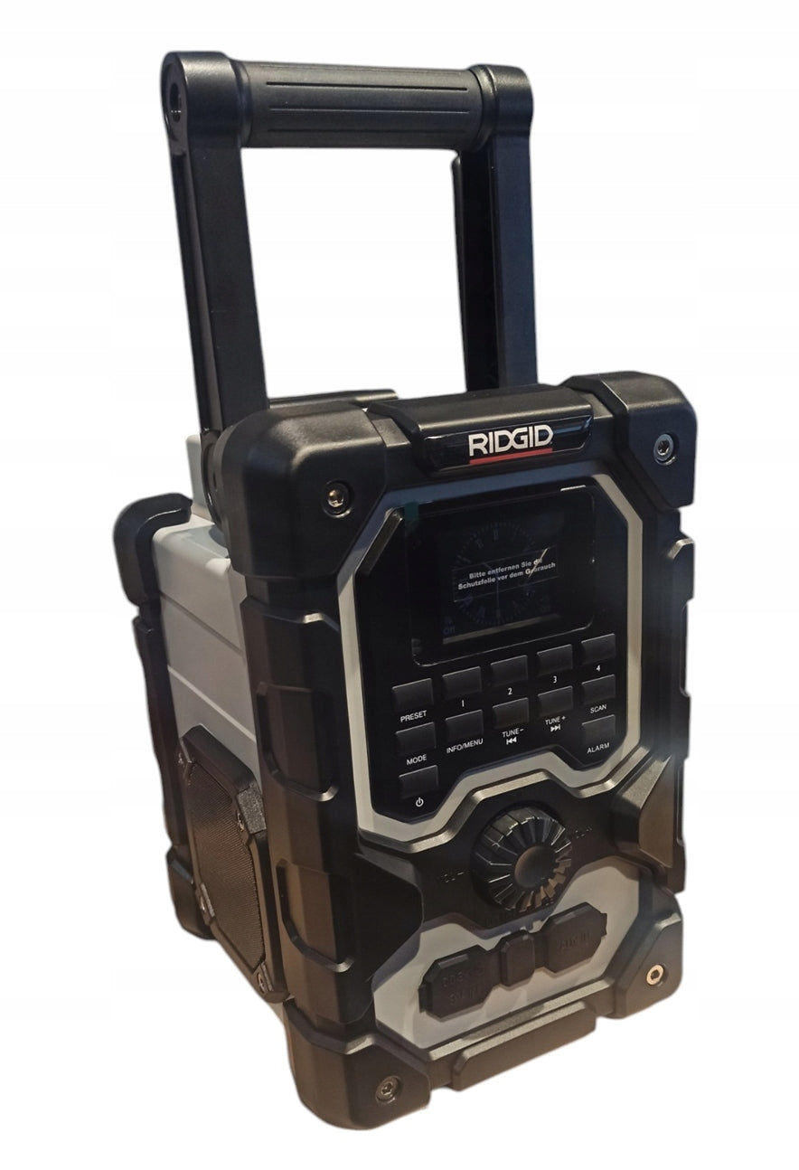 RIDGID DB-1005 CONSTRUCTION RADIO BATTERY FM/DAB+ BLUETOOTH CHARGING