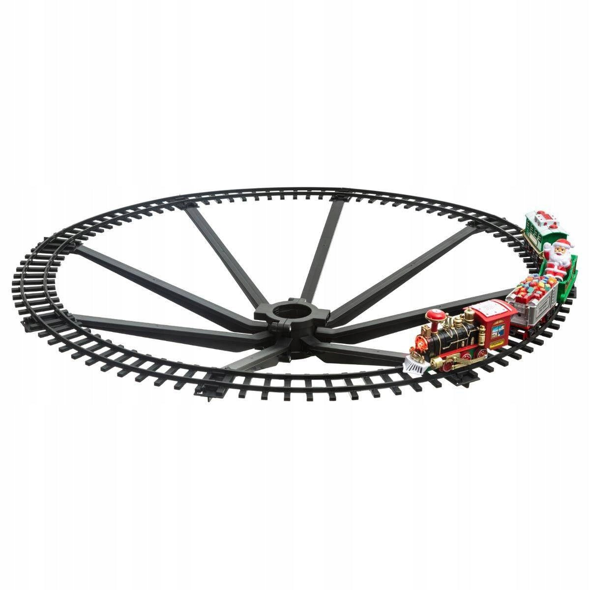 RIDING TRAIN CHRISTMAS TREE QUEUE CHRISTMAS TREE ORNAMENT 23 ELEMENTS DIAMETER 87 CM EAN (GTIN) 5902973468540