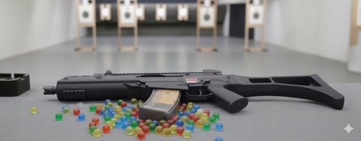 RIFLE FOR BALLS PLASTIC BB GUN ASG MACHINE REPLICA FREEBIE Packaging status original