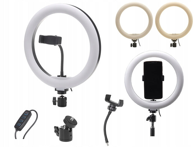 RING LAMP RING 12W LED 26cm SELFIE makeup 3200-5600K