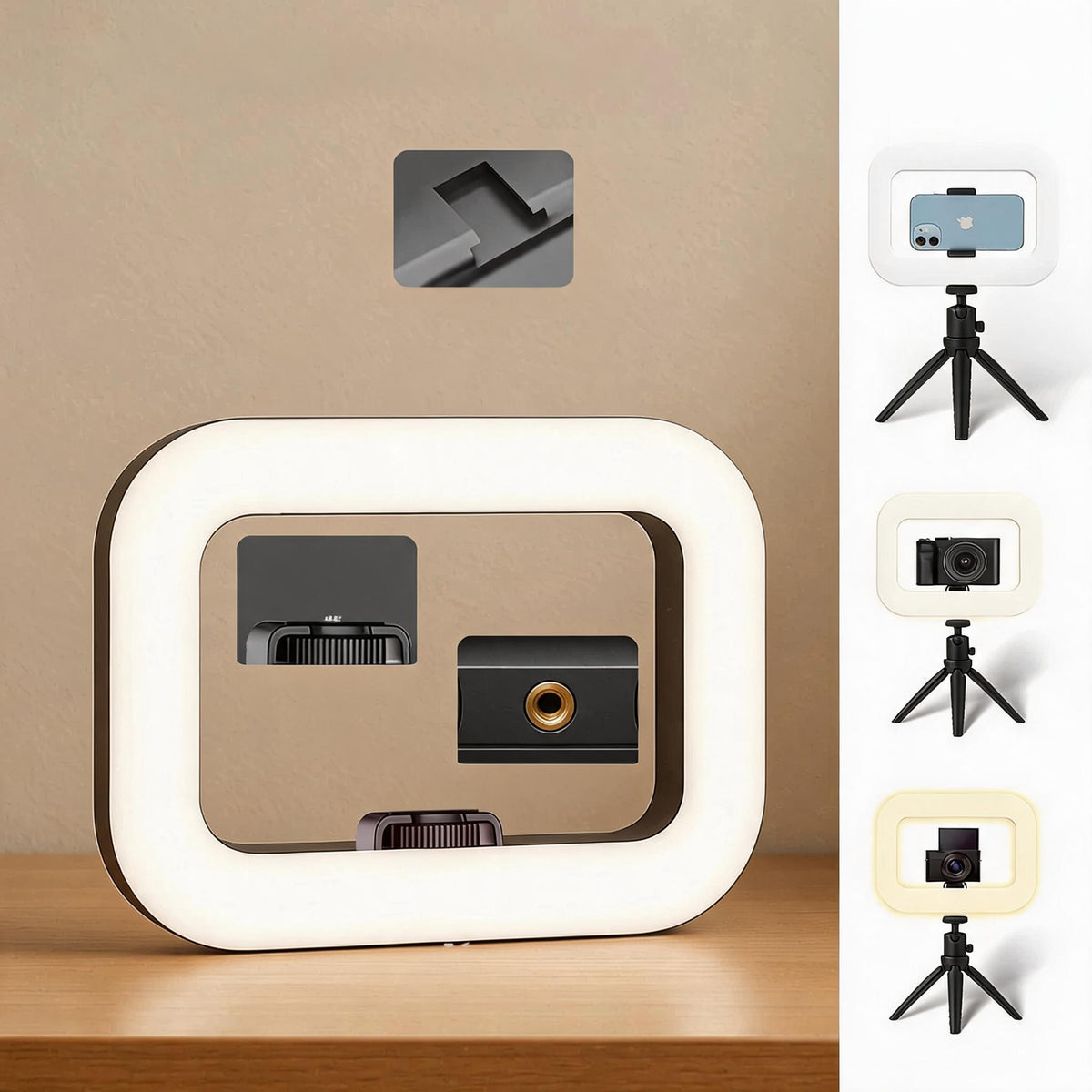RING LAMP STUDIO LED LAMP ADJUSTABLE 2500K - 8500K WITH TRIPOD Brand no brand