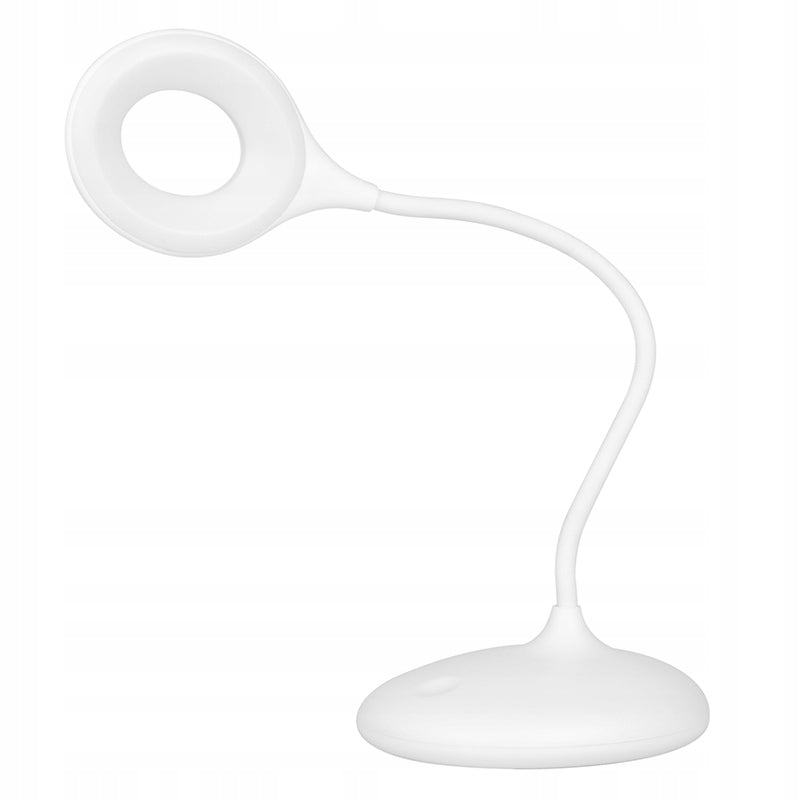 RING LED SNAKE DESK LAMP WHITE
